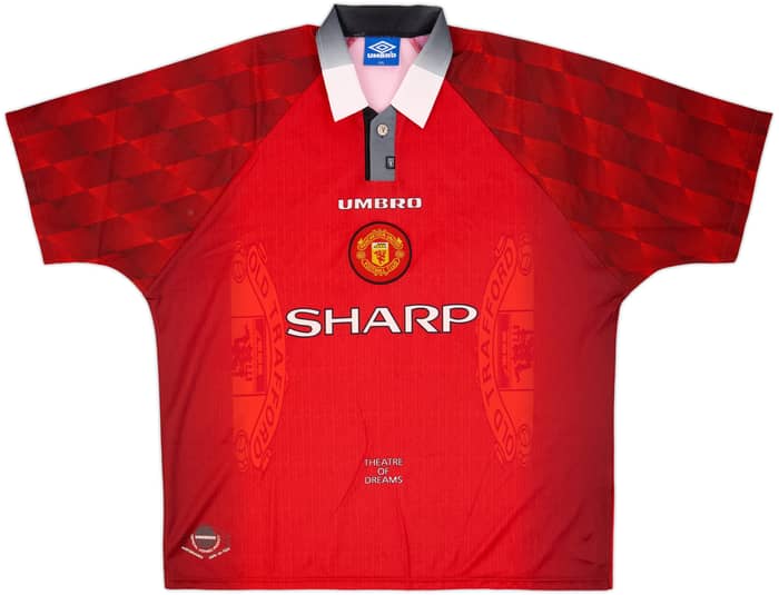 1996-98 Manchester United Home Shirt Beckham #10 - 10/10 - (XXL)