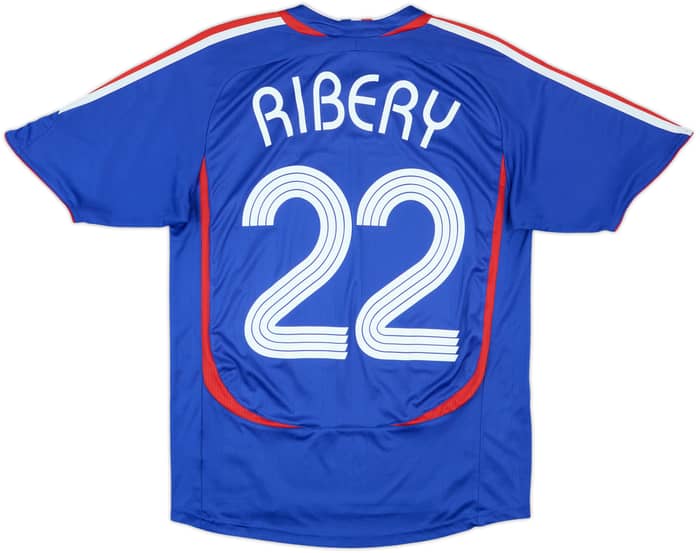 2006-07 France Home Shirt Ribery #22 - 8/10 - (M)