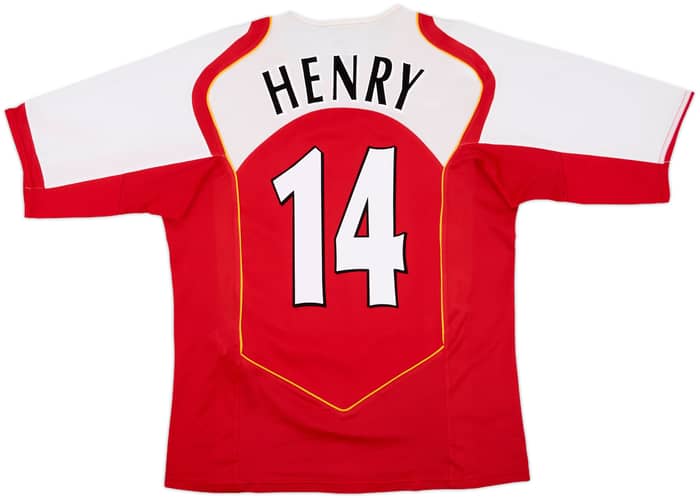 2004-05 Arsenal Home Shirt Henry #14 - 10/10 - (L)
