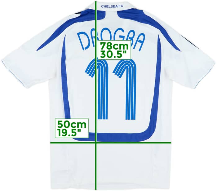 2007-08 Chelsea Third Shirt Drogba #11 - 8/10 - (M)