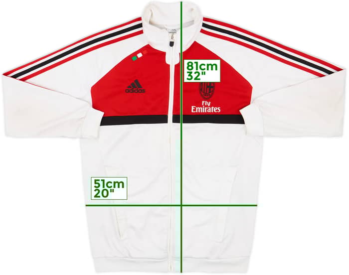 2011-12 AC Milan adidas Track Jacket - 7/10 - (M)
