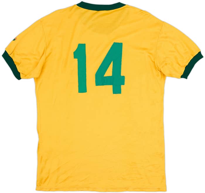 1982-85 Brazil Home Shirt #14 - 7/10 - (M)