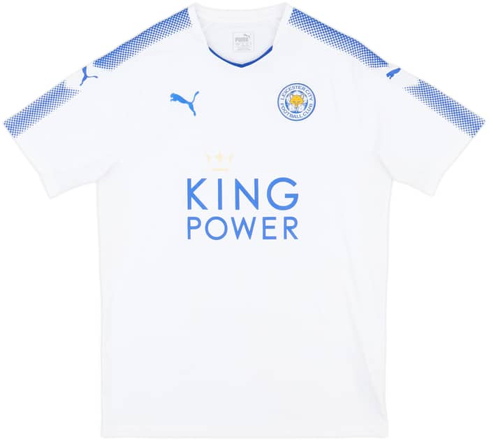 2017-18 Leicester Third Shirt Gray #7 - 7/10 - (L)