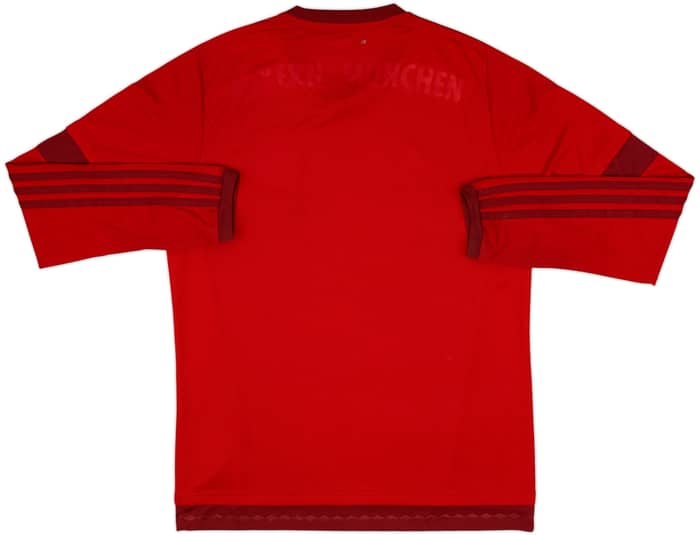 2015-16 Bayern Munich Home L/S Shirt - 3/10 - (M)