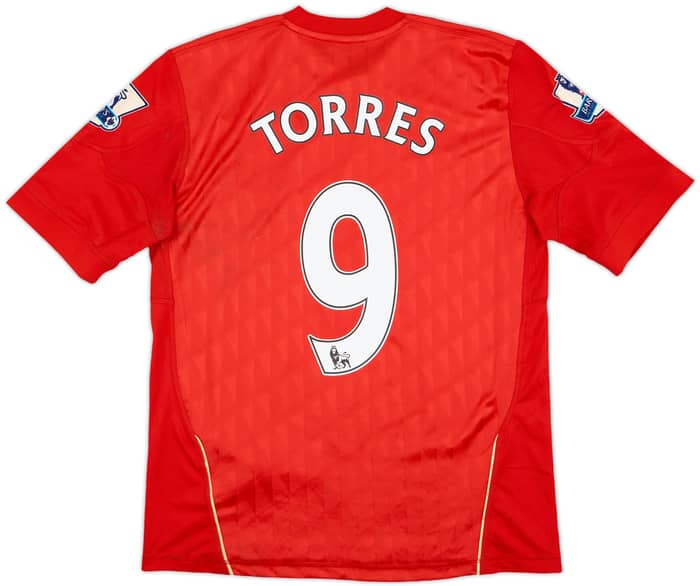 2010-12 Liverpool Home Shirt Torres #9 - 6/10 - (L.Boys)