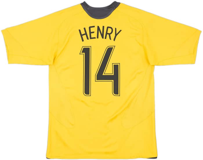 2006-07 Arsenal Away Shirt Henry #14 - 6/10 - (M)