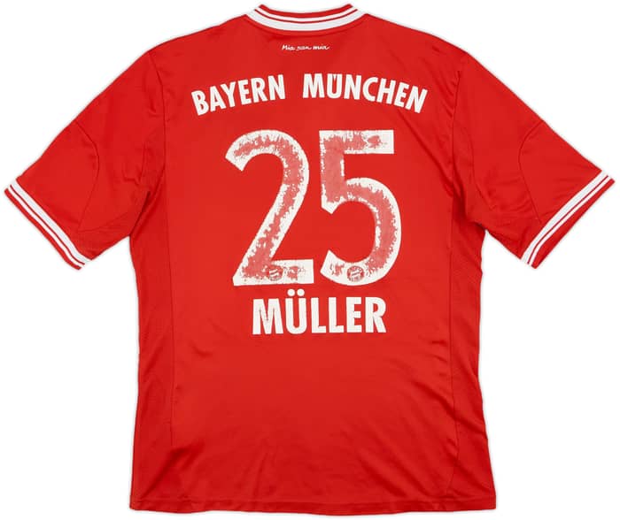 2013-14 Bayern Munich Home Shirt Muller #25 - 4/10 - (M)
