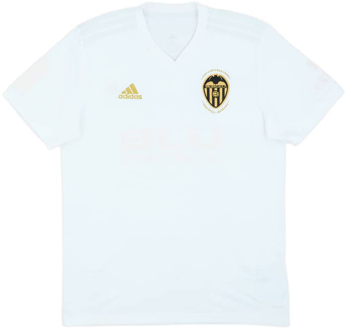 2018-19 Valencia Centenary Home Shirt - 4/10 - (M)