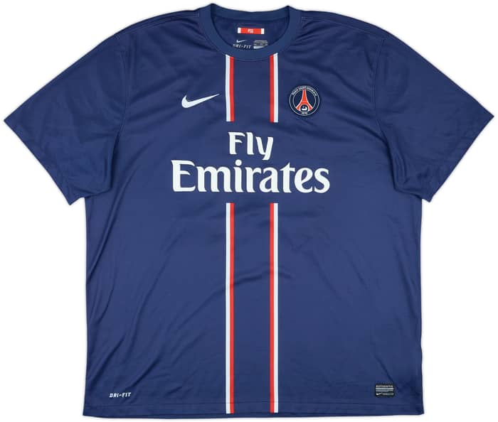 2012-13 Paris Saint-Germain Home Shirt Beckham #32 - 7/10 - (XXL)