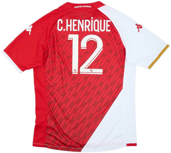 2022-23 Monaco Home Shirt C. Henrique #12 - 10/10 - (L)