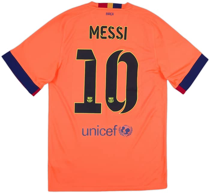 2014-15 Barcelona Away Shirt Messi #10 - 10/10 - (S)