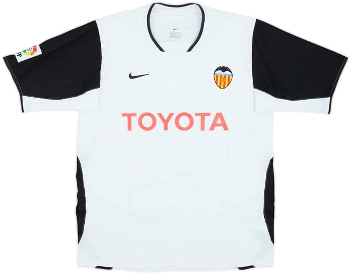 2003-04 Valencia Home Shirt Aimar #21 - 7/10 - (XL.Boys)