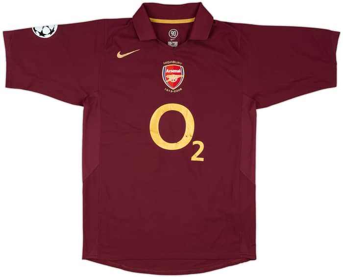 2005-06 Arsenal Home Shirt Zenonas #10 - 6/10 - (M)