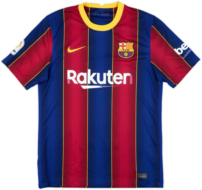 2020-21 Barcelona Home Shirt - 4/10 - (M)