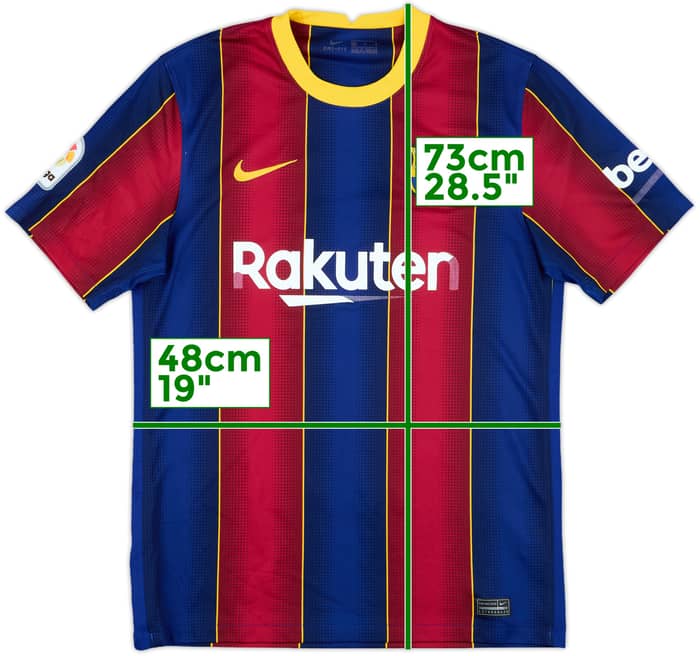 2020-21 Barcelona Home Shirt - 4/10 - (M)