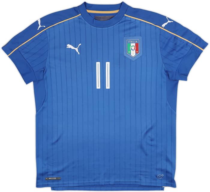 2016-17 Italy Home Shirt Immobile #11 - 8/10 - (L)
