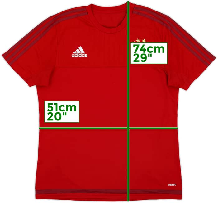2015-16 Bayern Munich adizero Training Shirt - 8/10 - (L)