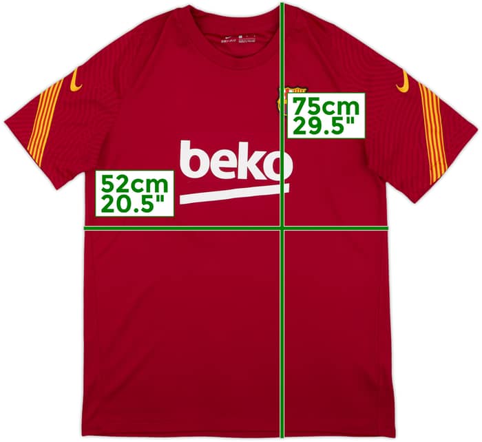 2020-21 Barcelona Nike Training Shirt - 9/10 - (L)