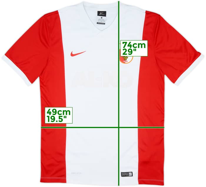2014-15 FC Augsburg Home Shirt - 4/10 - (M)