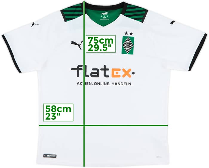 2021-22 Borussia Monchengladbach Home Shirt - 10/10 - (XL)