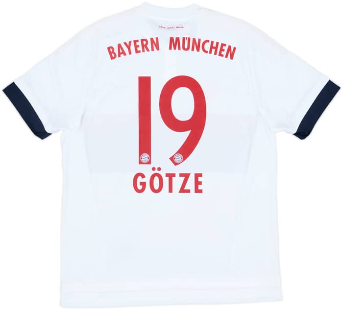 2015-16 Bayern Munich Away Shirt Gotze #19 (L)