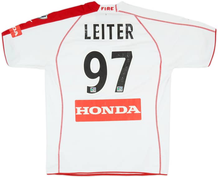 2005 Chicago Fire Away Shirt Leiter #97 - 5/10 - (XL)