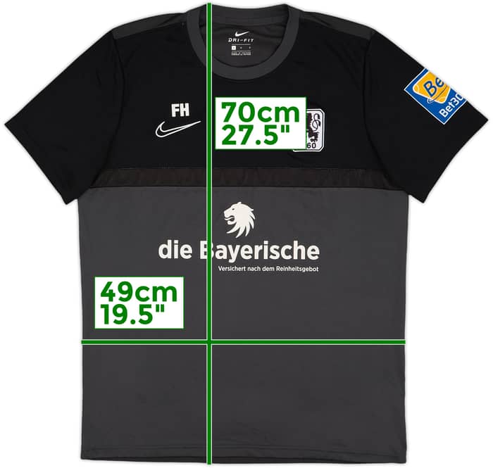 2021-22 1860 Munich Staff Issue Nike Training Shirt FH - 9/10 - (L)