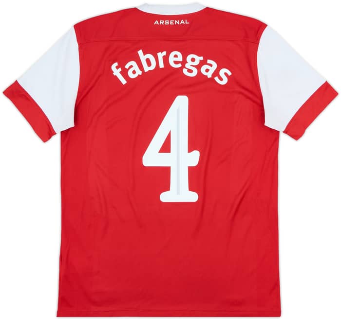 2010-11 Arsenal Home Shirt Fabregas #4 - 7/10 - (M)