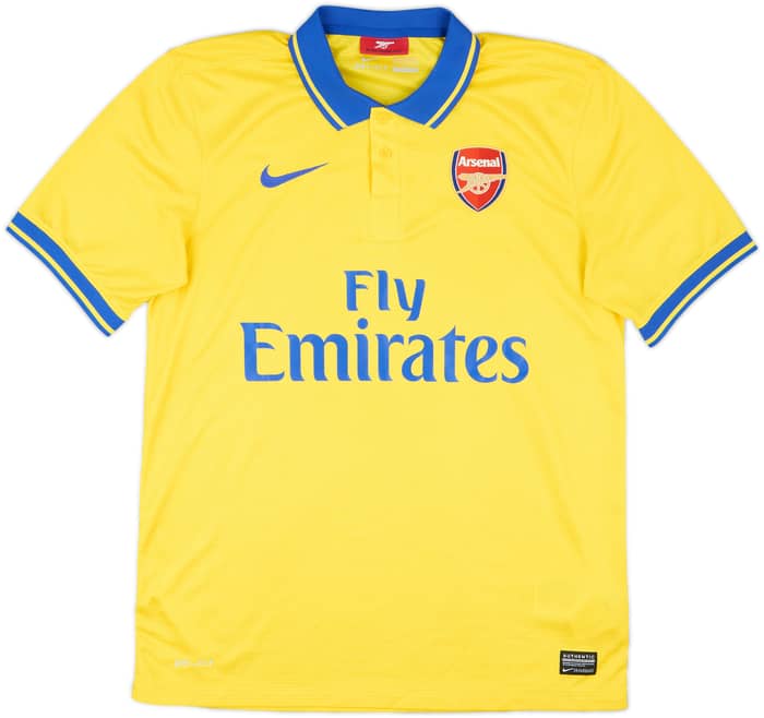2013-14 Arsenal Away Shirt Arteta #8 - 8/10 - (M)
