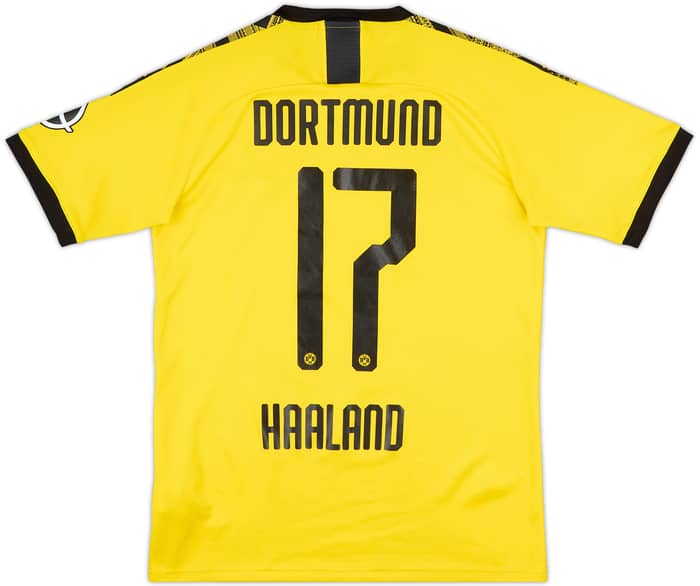 2019-20 Borussia Dortmund Home Shirt Haaland #17 - 8/10 - (S)