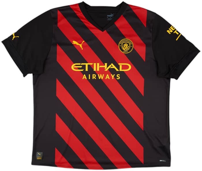 2022-23 Manchester City Away Shirt Haaland #9 - 9/10 - (XXL)