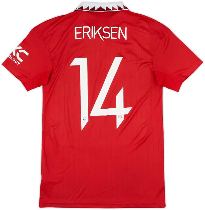 2022-23 Manchester United Home Shirt Eriksen #14 - 8/10 - (S)