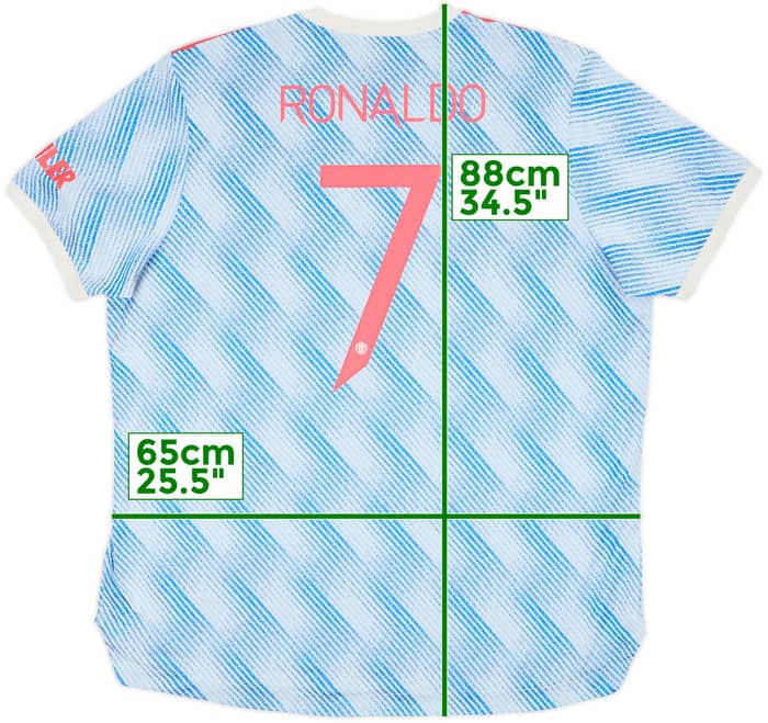 2021-22 Manchester United Authentic Away Shirt Ronaldo #7 - 8/10 - (XXL)