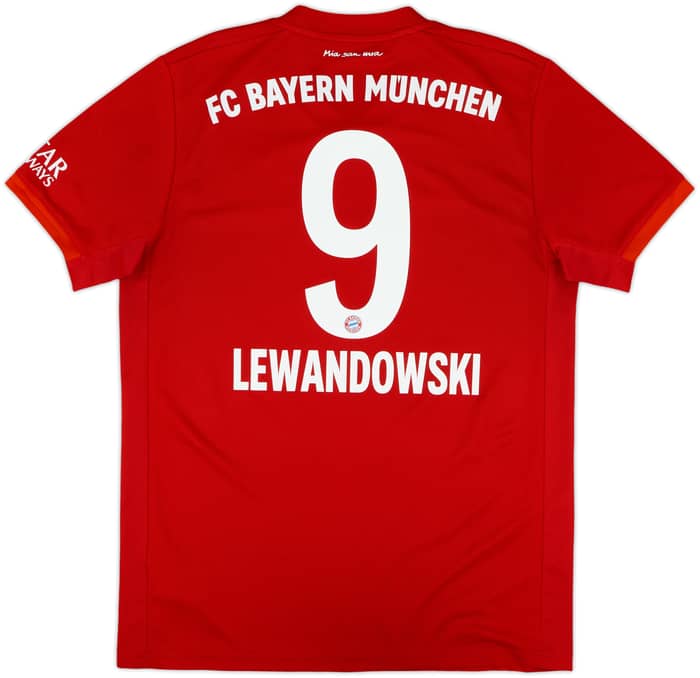2019-20 Bayern Munich Home Shirt Lewandowski #9 - 8/10 - (M)