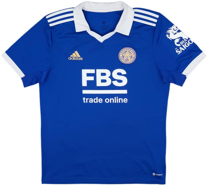 2022-23 Leicester Home Shirt Vardy #9 - 8/10 - (M)