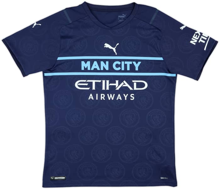 2021-22 Manchester City Third Shirt De Bruyne #17 - 9/10 - (M)