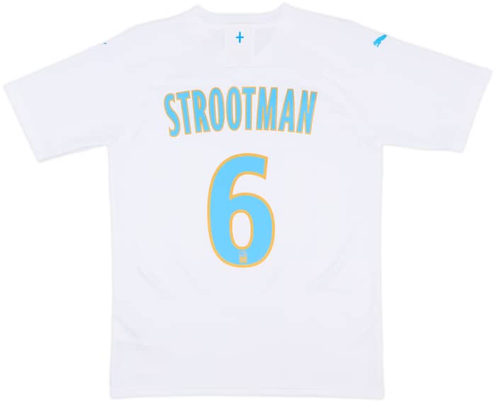 2019-20 Olympique Marseille Home Shirt Strootman #6 - 9/10 - (S)