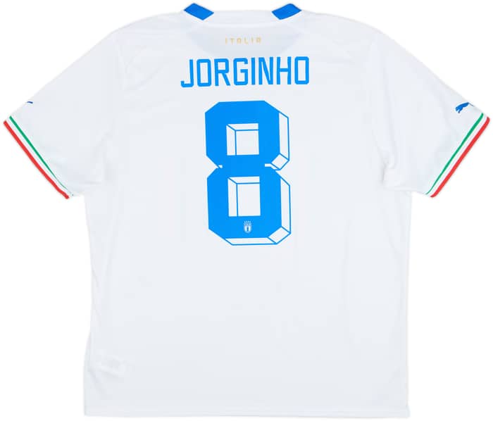 2022-23 Italy Away Shirt Jorginho #8 - 9/10 - (XL)