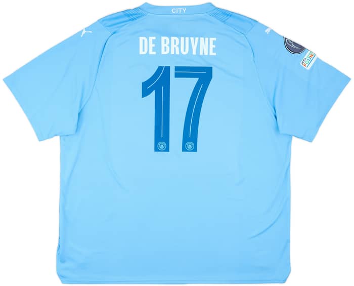 2023-24 Manchester City Home Shirt De Bruyne #17 - 10/10 - (3XL)