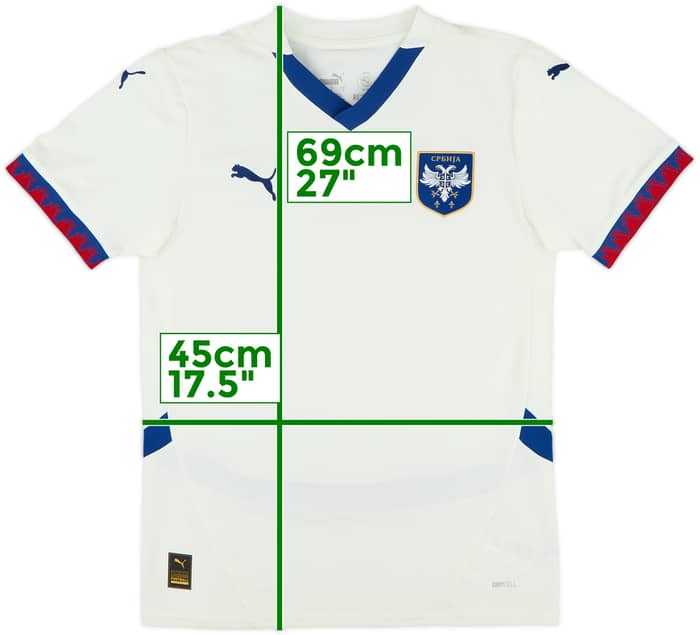 2024-25 Serbia Away Shirt - 8/10 - (S)