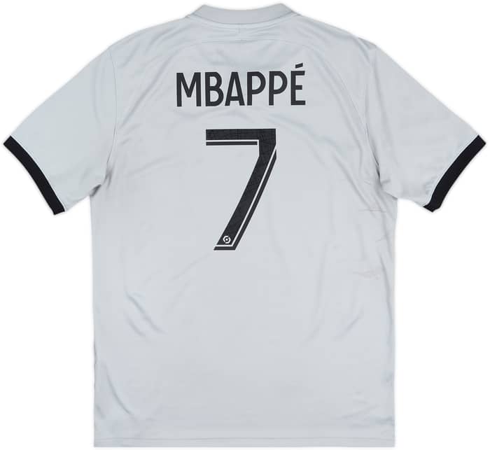 2022-23 Paris Saint-Germain Away Shirt Mbappe #7 - 6/10 - (M)