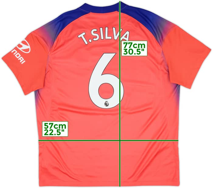 2020-21 Chelsea Third Shirt T.Silva #6 - 9/10 - (XL)