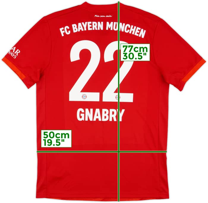 2019-20 Bayern Munich Home Shirt Gnabry #22 - 10/10 - (M)