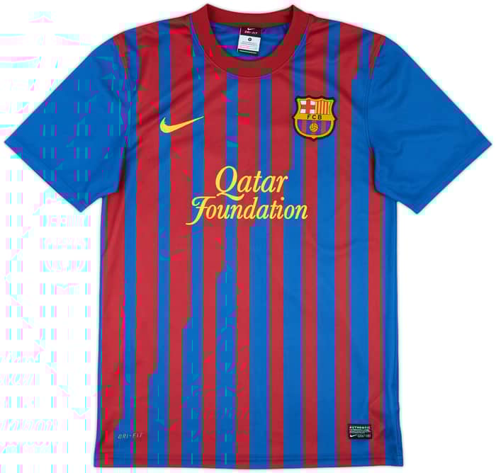 2011-12 Barcelona Basic Home Shirt Messi #10 - 8/10 - (S)