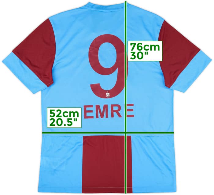 2013-14 Trabzonspor Home Shirt Emre #9 (M)