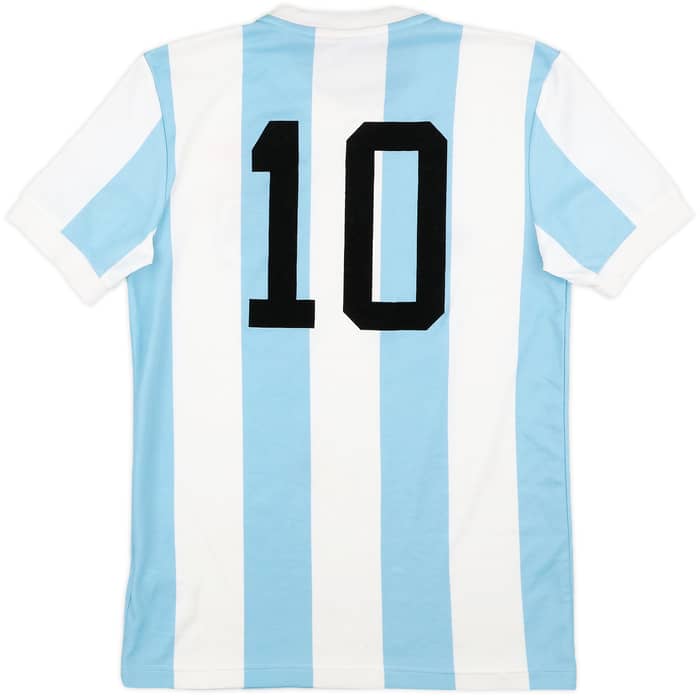 2014-15 Argentina adidas Originals Retro Tee #10 - 9/10 - (S)
