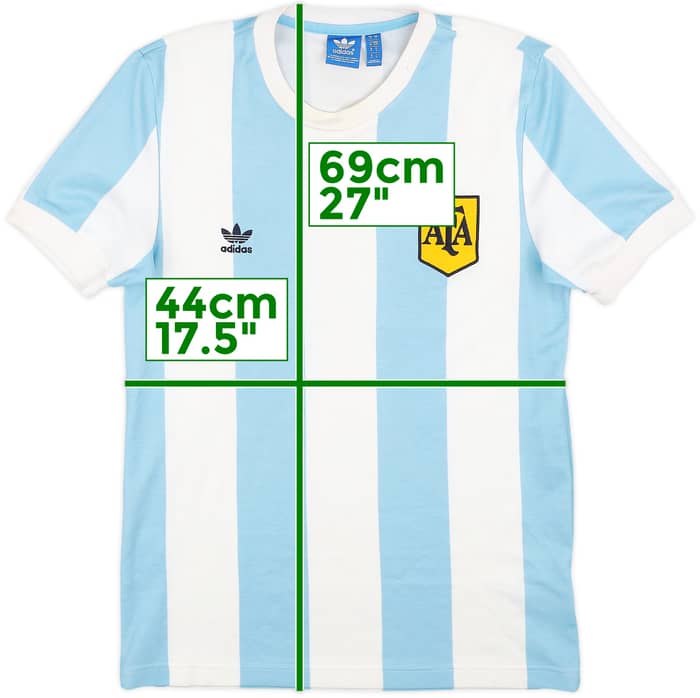 2014-15 Argentina adidas Originals Retro Tee #10 - 9/10 - (S)