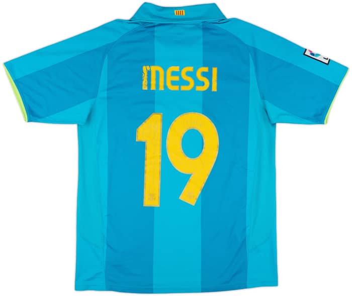 2007-09 Barcelona Away Shirt Messi #19 - 6/10 - (L)