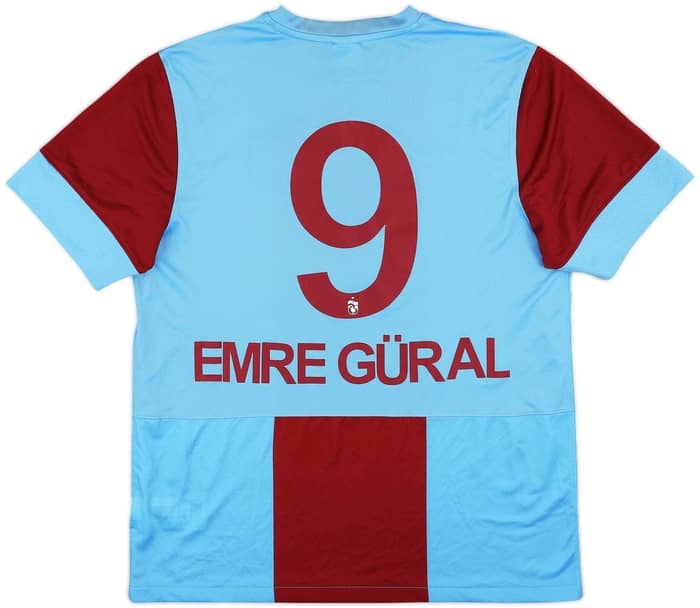 2013-14 Trabzonspor Home Shirt Emre Gural #9 - 8/10 - (L)