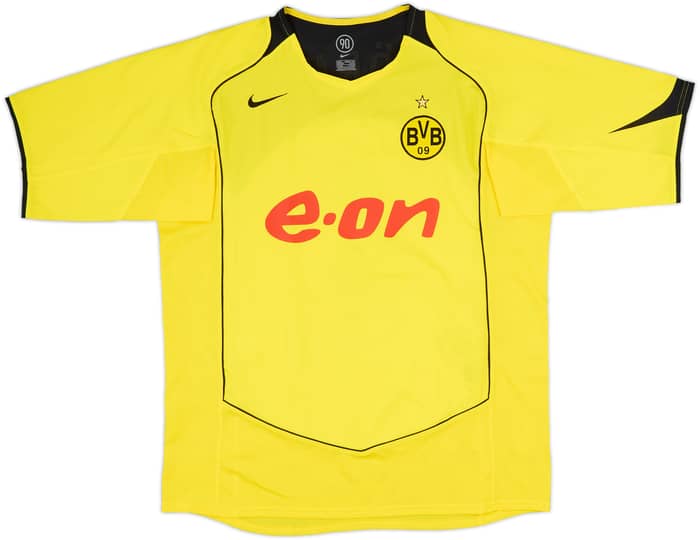 2004-05 Borussia Dortmund Home Shirt Worns #4 - 8/10 - (L)